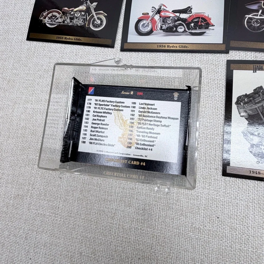 1992 Harley-Davidson Series‎ 2 Trading Card Lot Collect-A-Card Vintage 40+ Cards
